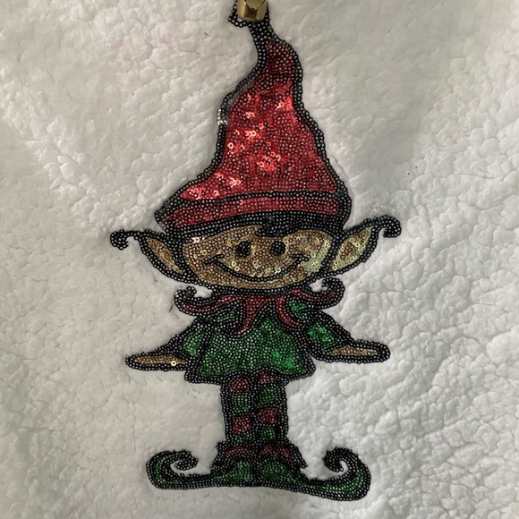 POOF White Long Sleeve Sweater - Picture 6 of 9